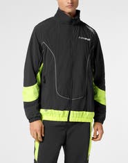 PLEIN SPORT Technical Jogging Bomber Jacket Ls Scratch Men