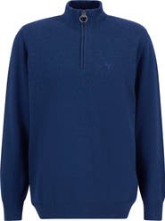 Barbour Cotton Quarter Zip Sweater