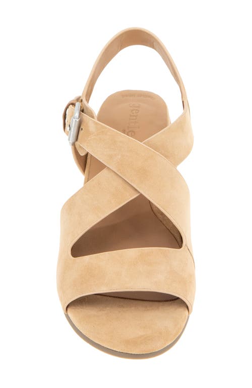 Gentle Souls Mela Crisscross Sandal In Brown