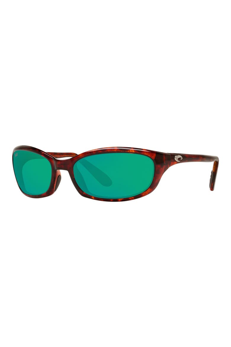 61mm Polarized Oval Suglasses, Alternate, color, LITE TORTOISE
