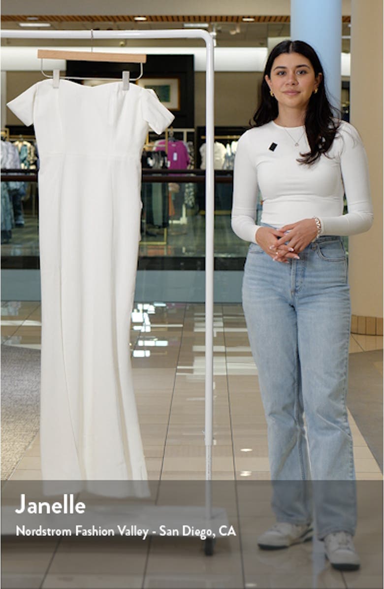 Logan Off the Shoulder Evening Dress, sales video thumbnail