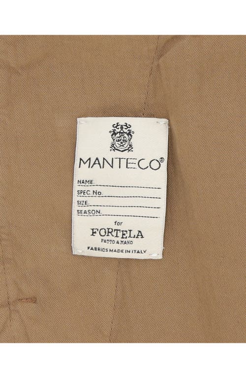 Fortela Beachshort Linen Short With Pleats In Brown