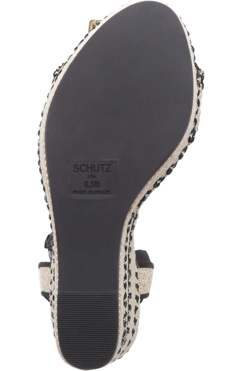 Schutz Electra Platform Wedge Sandal, Alternate, color,