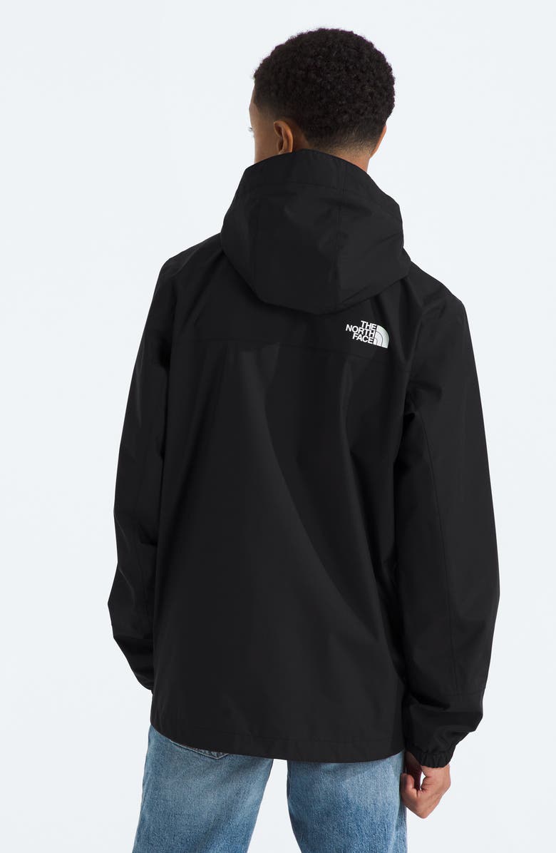 The North Face Kids' Antora Waterproof Rain Jacket, Alternate, color, Tnf Black/ Tnf Black