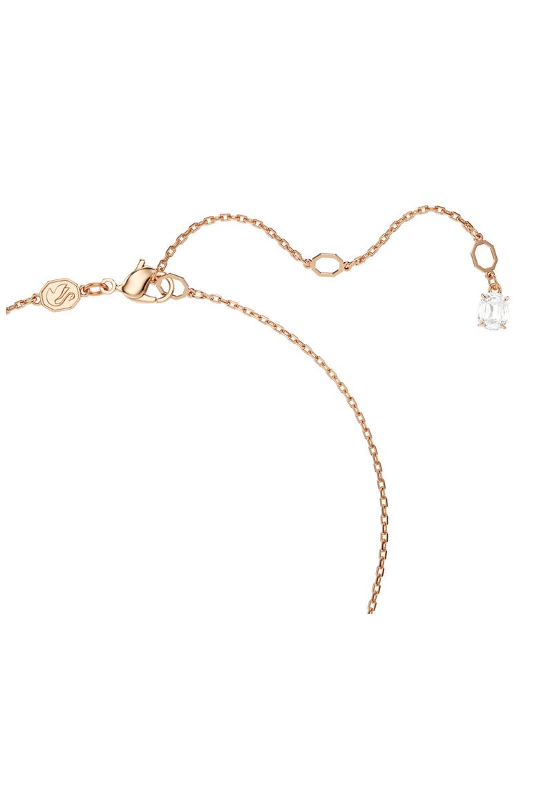 Mesmera Moi et Toi Earrings & Necklace Set, Alternate, color, ROSE GOLD/ WHITE