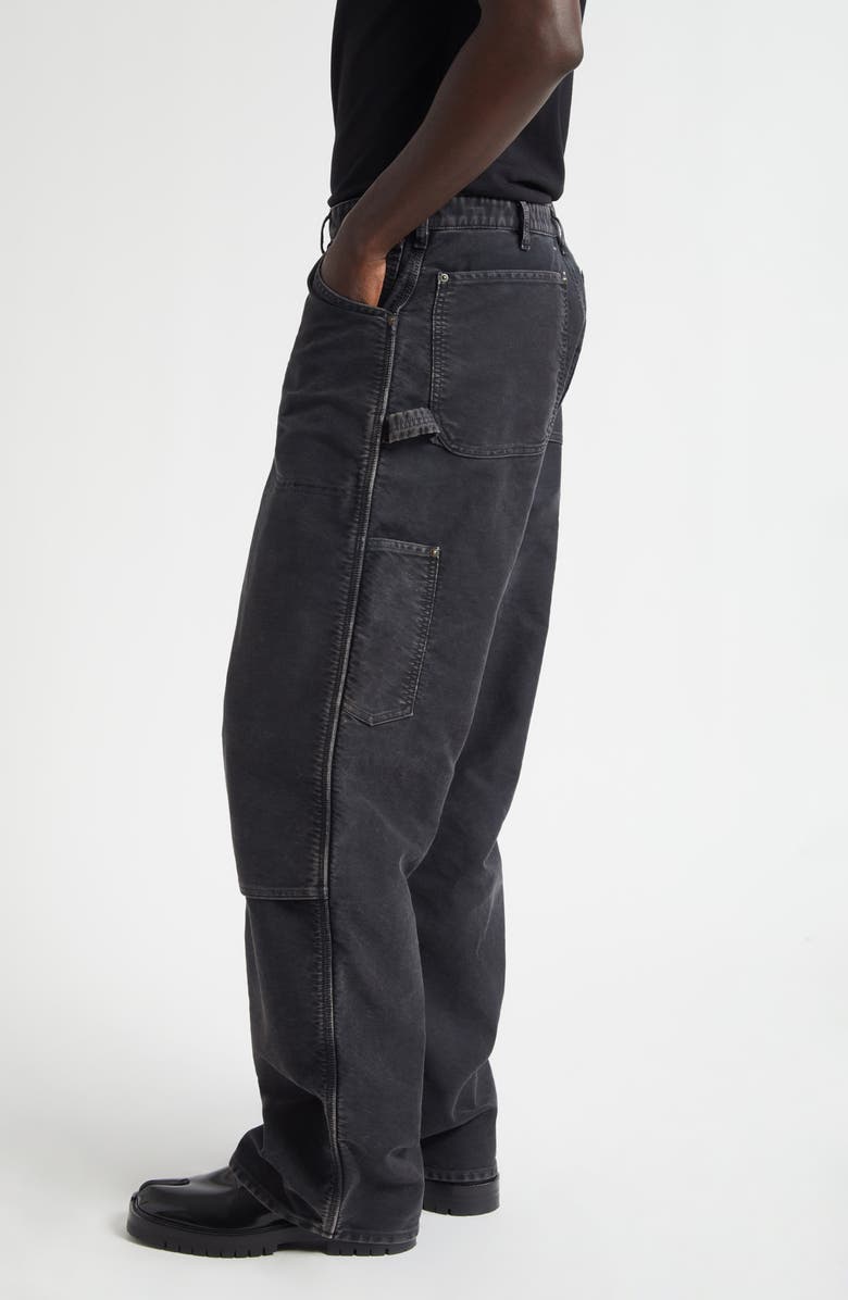 Maison Margiela Straight Leg Carpenter Jeans, Alternate, color, Marbr Black