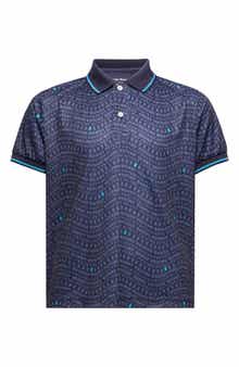 Psycho Bunny Kids' Winston Logo Print Piqué Polo