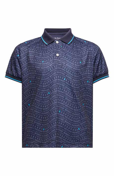 Psycho Bunny Kids' Winston Logo Print Piqué Polo