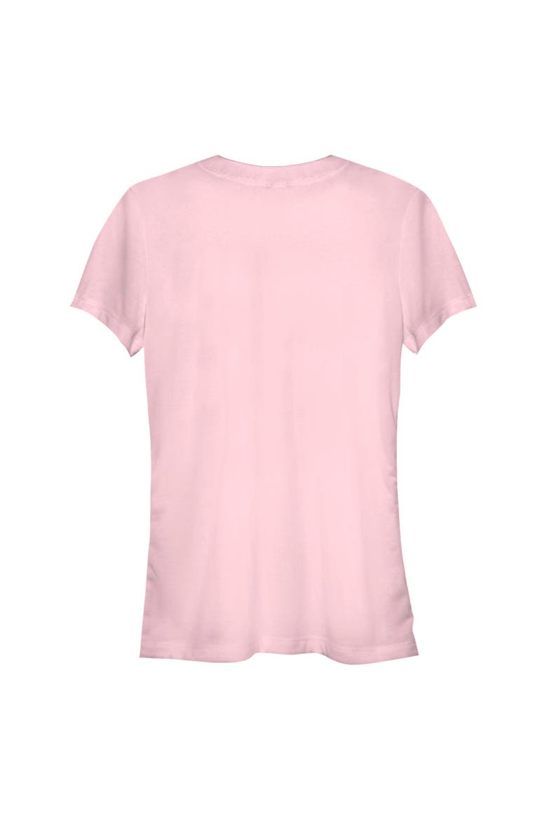 Junior's Wicked For Good Glinda Side Profile Pose  Graphic T-Shirt, Alternate, color, Light Pink