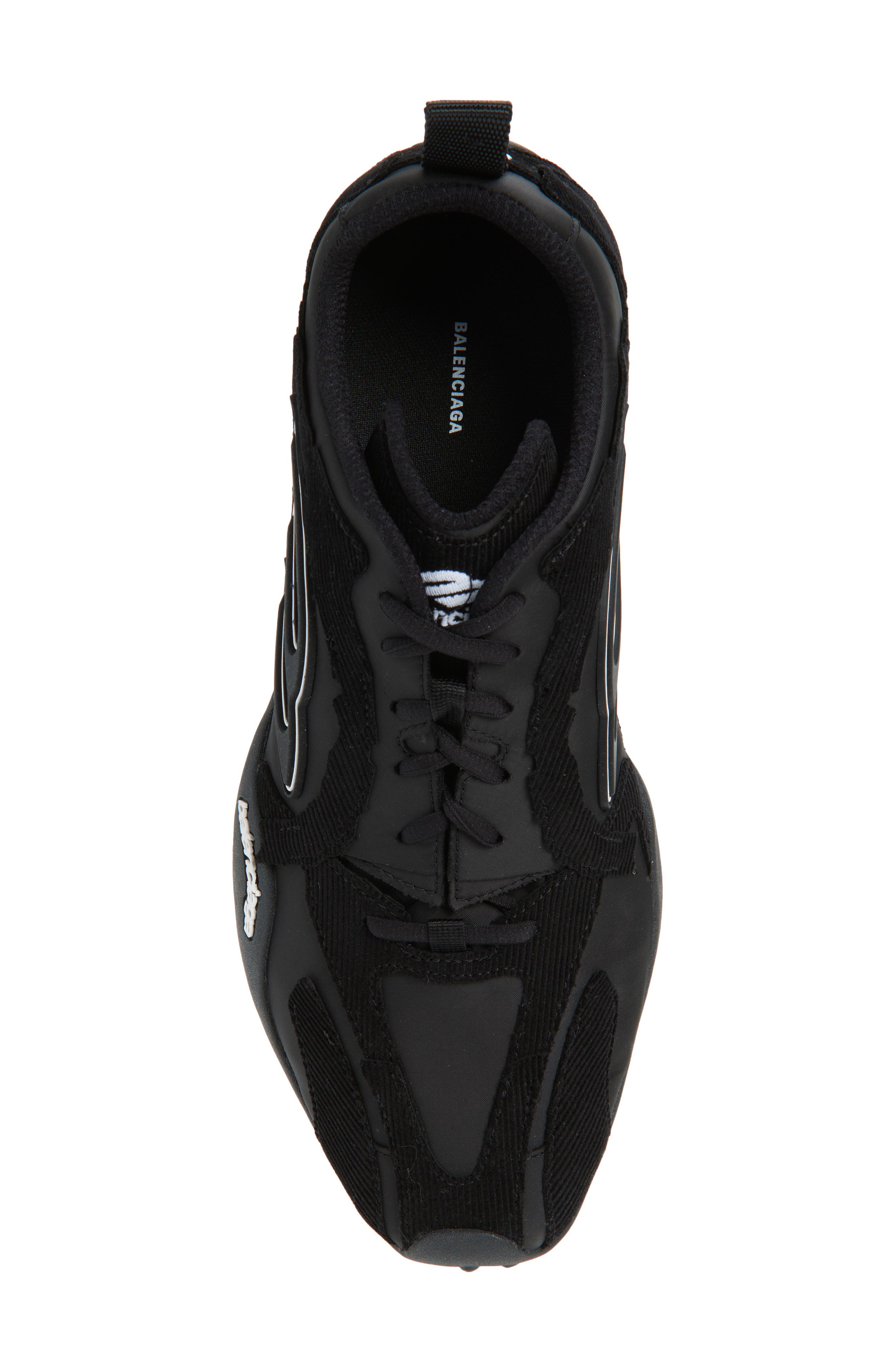 Balenciaga Monday Ultra Low Top Sneaker, Alternate, color, Black