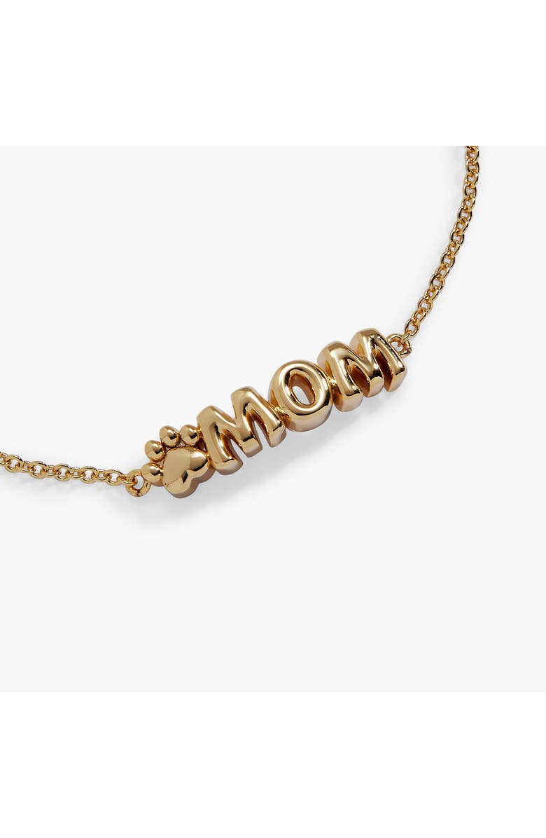 Alex and Ani Pet Mom Inline Bracelet, Alternate, color, Gold