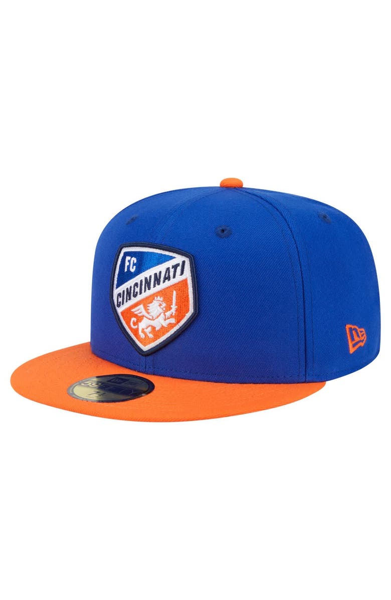 New Era Men's New Era Blue FC Cincinnati 2025 Kickoff 59FIFTY Fitted Hat, Alternate, color, Blue