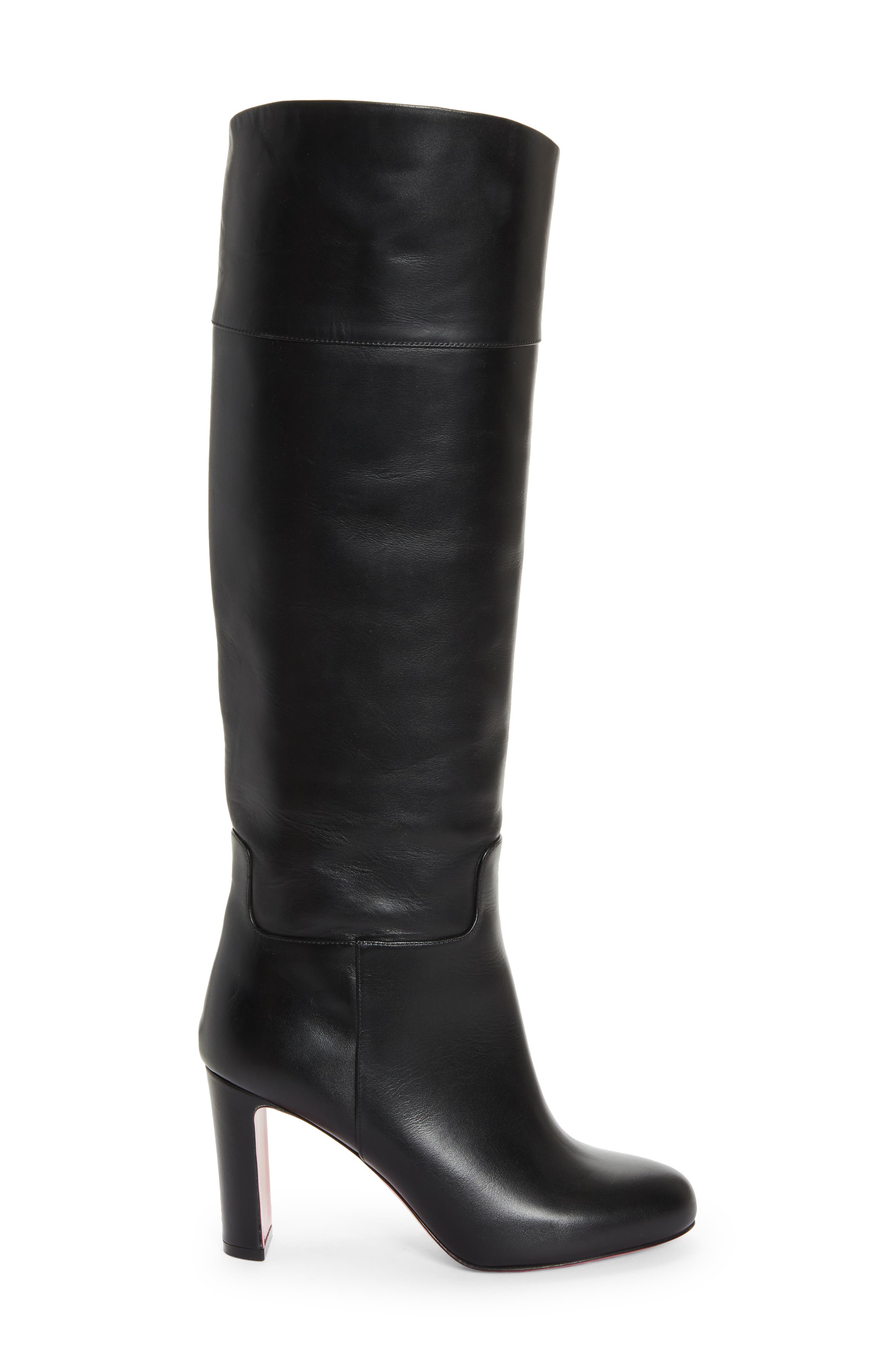 Christian Louboutin Loo Boot, Alternate, color, Black