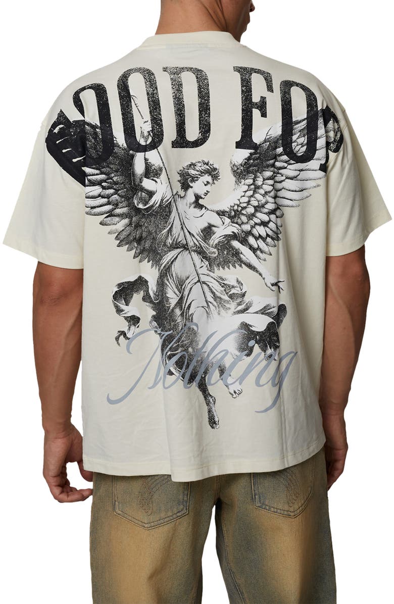 Good For Nothing Oversized Revival T-Shirt, Alternate, color, Ivory