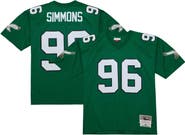 Mitchell & Ness Men's Mitchell & Ness Clyde Simmons Kelly Green Philadelphia Eagles Legacy Replica Jersey