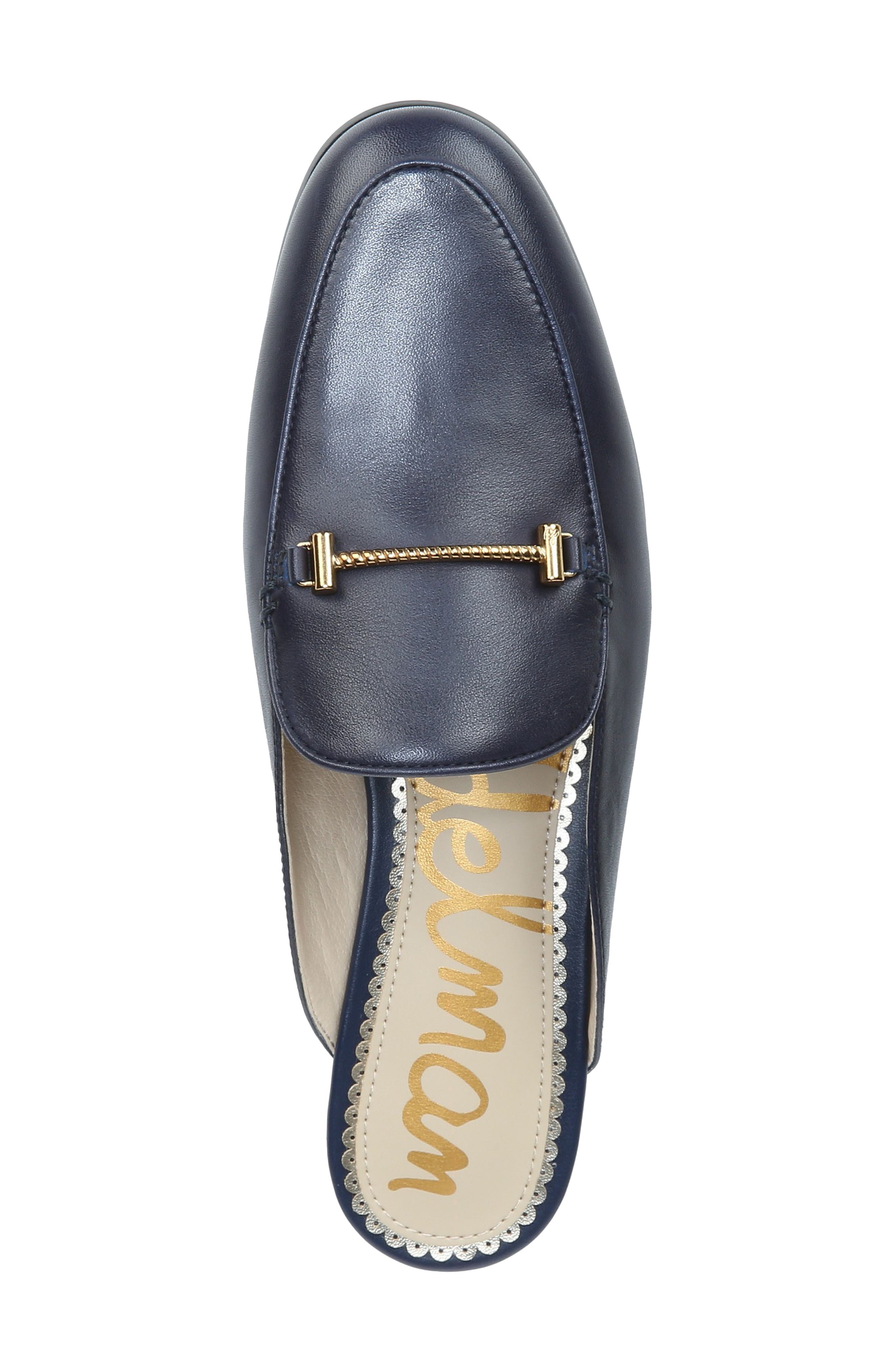 Laurna Mule - Wide Width Available, Alternate, color, BALTIC NAVY LEATHER