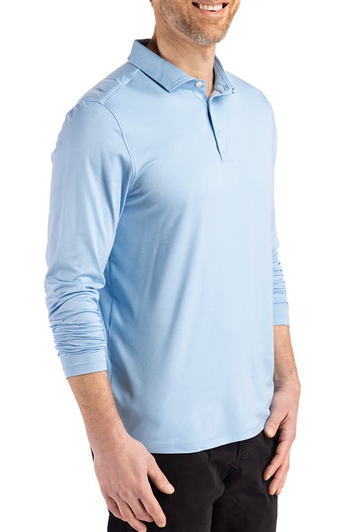 Cutter & Buck Coastline Epic Comfort Long Sleeve Polo In Atlas