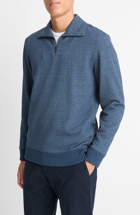 Funnel Neck Quarter Zip Pullover
