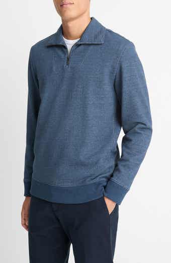 Vince Funnel Neck Quarter Zip Pullover