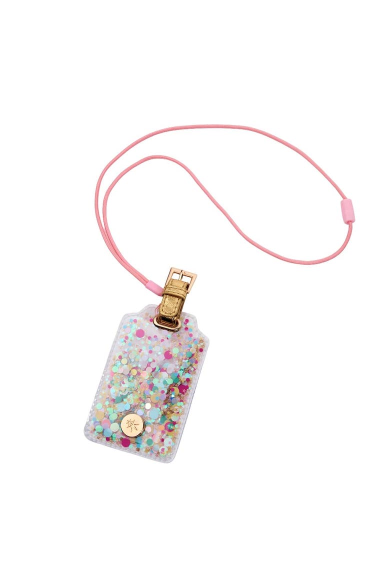 Confetti Filled Lanyard Desk Accessory, Main, color, Multicolor