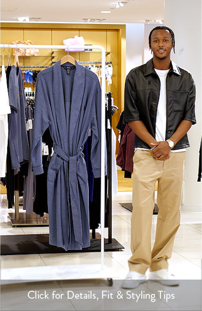 Herringbone Twill Robe, sales video thumbnail