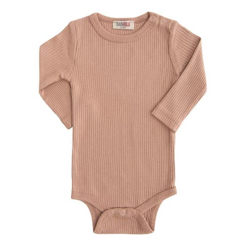 Long Sleeved Modal Bodysuit (Baby)