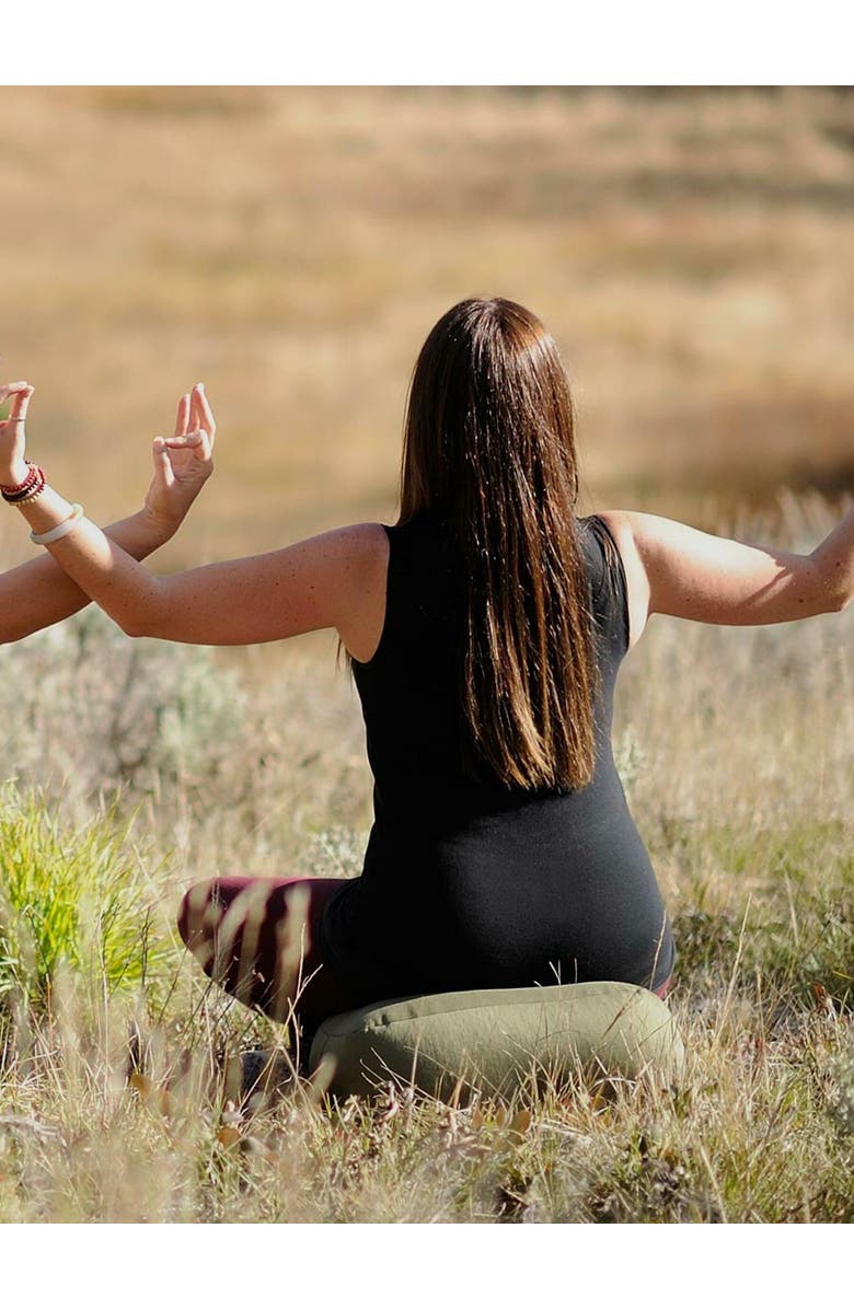 Hugger Mugger Zen Meditation Cushion, Alternate, color, Rain