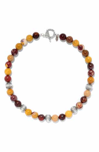 Beaded Stone Necklace