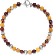 SAMUEL B. Beaded Stone Necklace