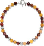 SAMUEL B. Beaded Stone Necklace