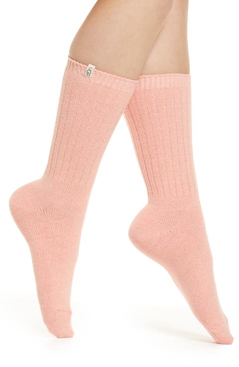 Ribbed Crew Socks