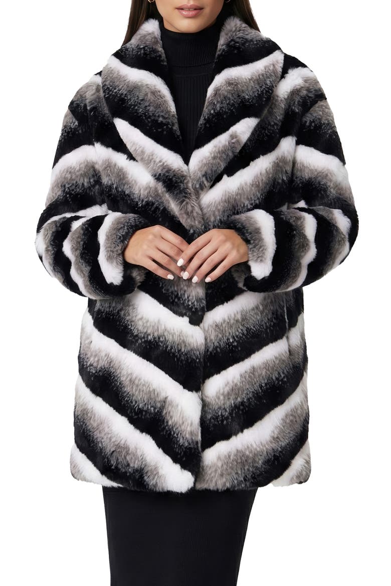 Fur-Free Chinchilla (Faux Fur) Stroller, Alternate, color, GRAY CHINCH