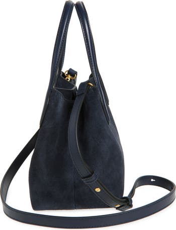 The Mini Suede Shopper Tote