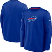 Nike Men's Nike Royal Buffalo Bills Sideline Coaches Team Present Midweight Therma-FIT Sweatshirt