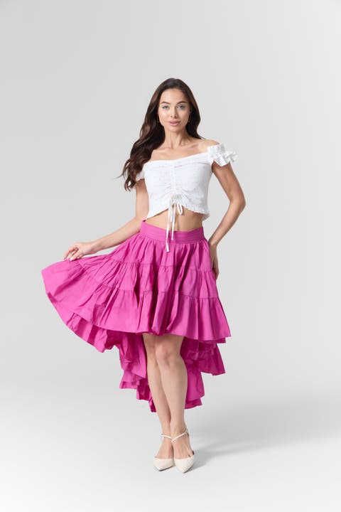 Off-Shoulder Top & Skirt Set