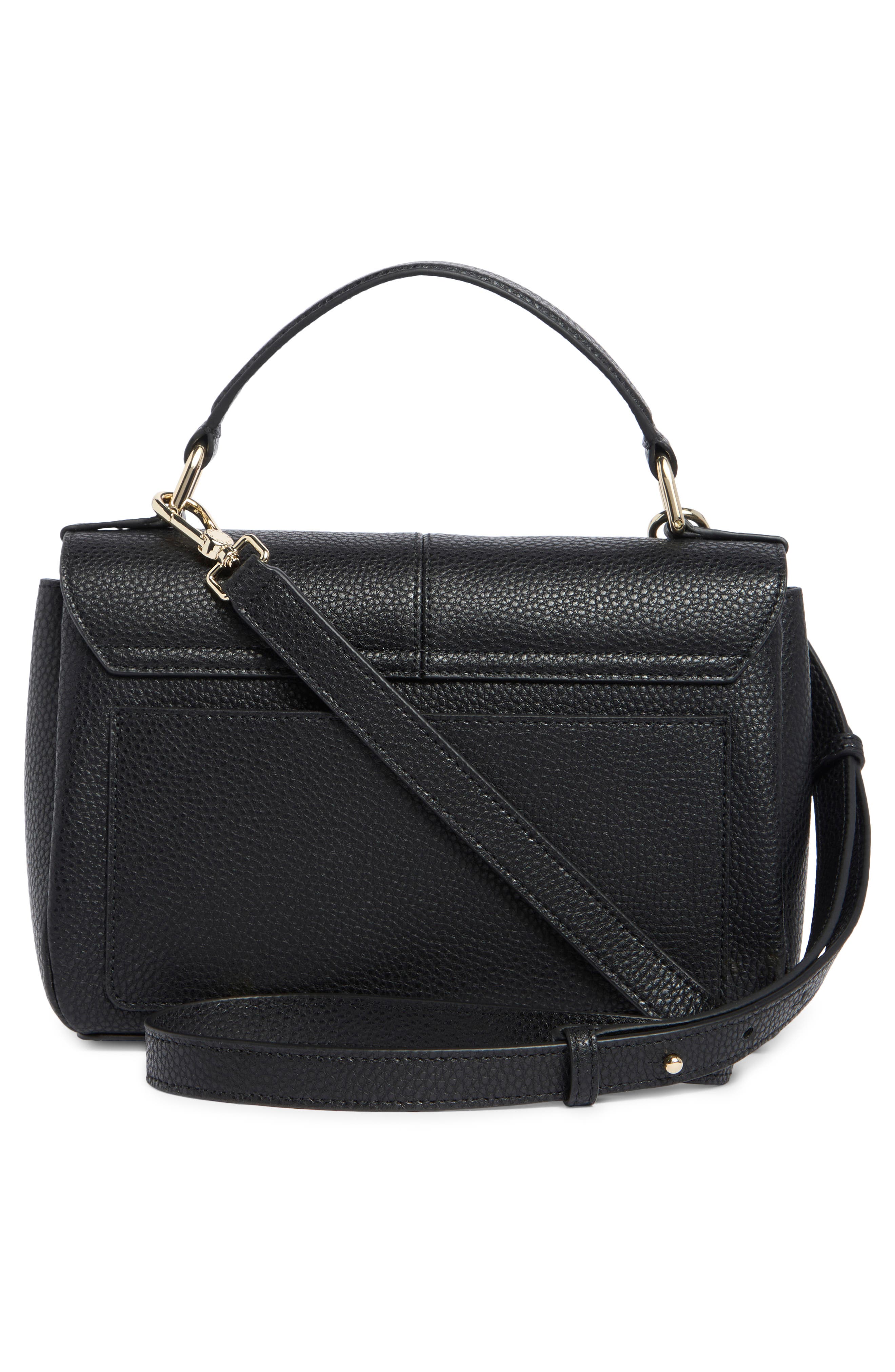 Furla Dafne Top Handle Satchel, Alternate, color, Nero