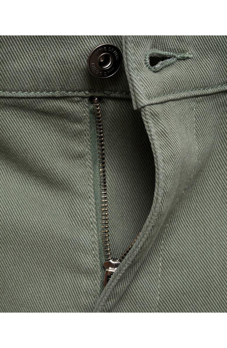 MANGO Regular Fit Jeans, Alternate, color, Medium Green