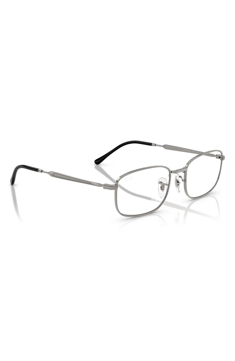 Ray-Ban 54mm Pillow Optical Glasses, Alternate, color, Gunmetal