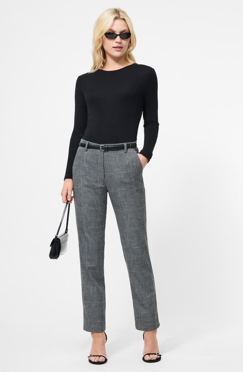 French Connection Reeves Jersey Top, Alternate, color, Black