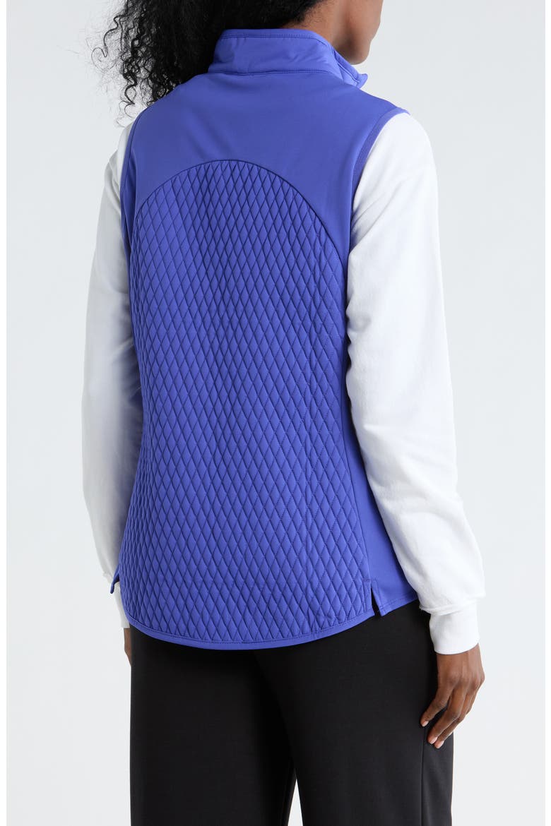 Fuse Mini Diamond Quilt Vest, Alternate, color, PACIFIC BLUE