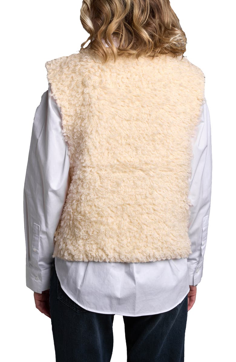 SAACHI Cozy Sleeveless Sweater, Alternate, color, Natural