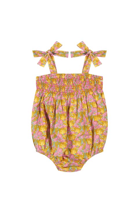 Ella Ruched Bubble Tropical Garden