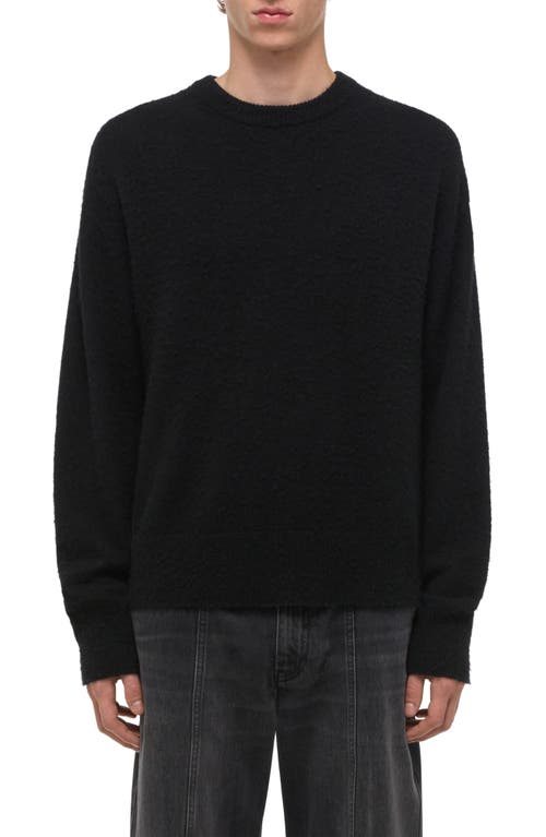 Helmut Lang Lithe 3 Brushed Wool & Cashmere Sweater In Black