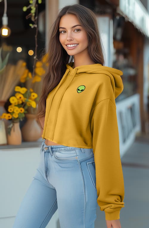 DALIX DALIX ALIEN CROPPED FLEECE HOODIE 