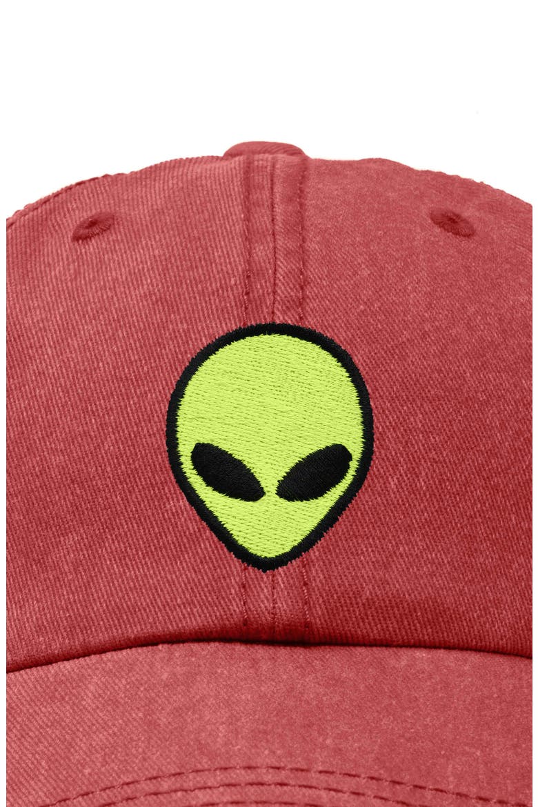 Alien Dad Cap, Alternate, color, Washed Red