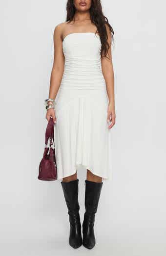 Princess Polly Rienna Strapless Asymmetrical Dress