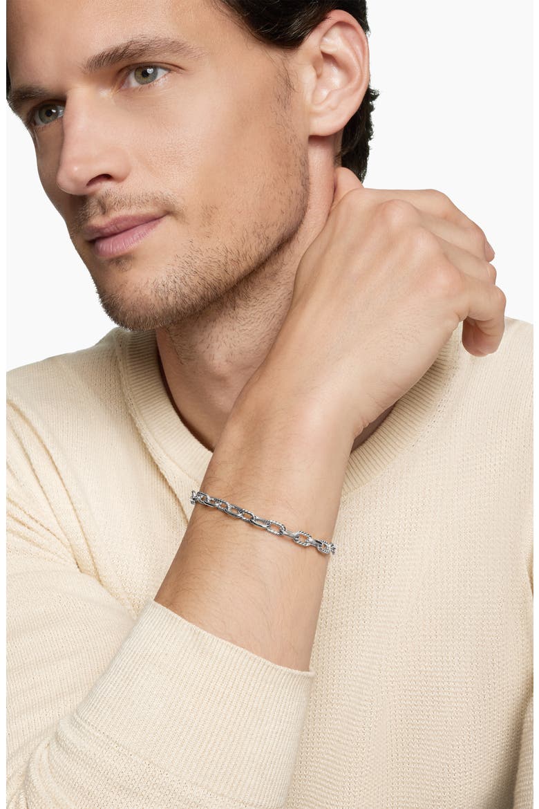 Madison Link Bracelet, Alternate, color, STERLING SILVER