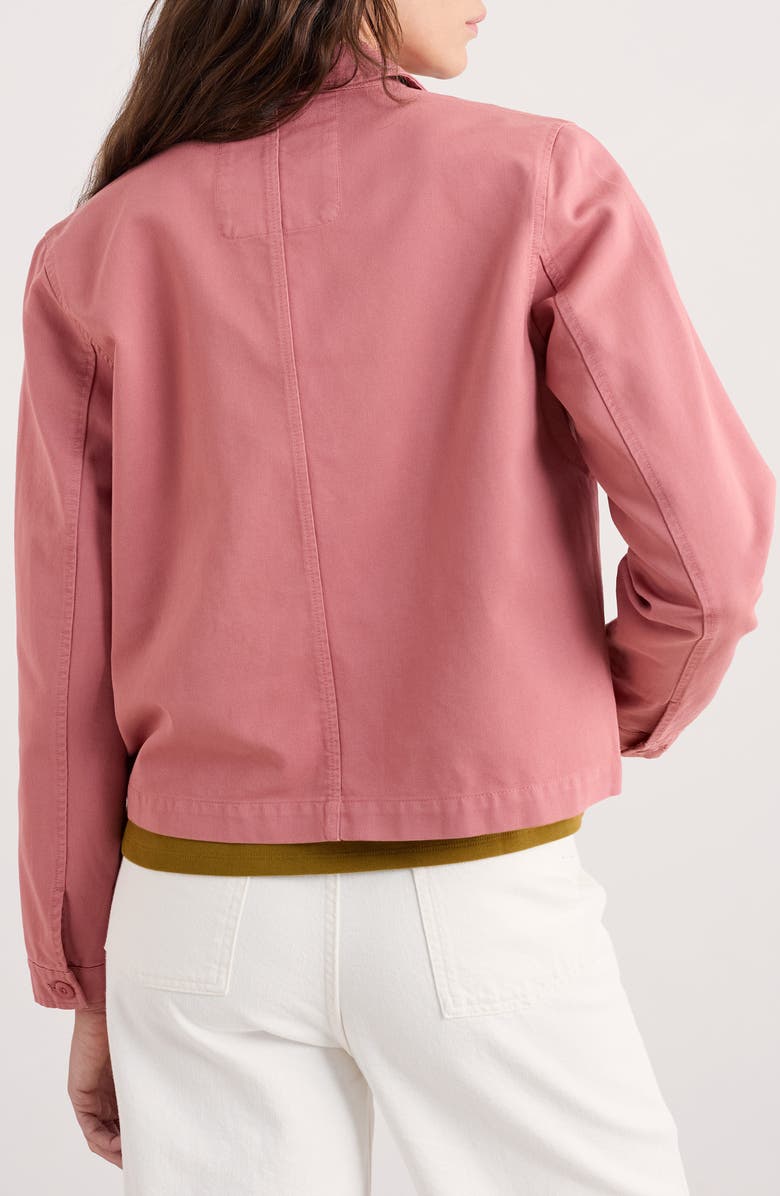 Seasalt Cornwall Coombe Lane Organic Cotton Chore Jacket, Alternate, color, Dusty Rose