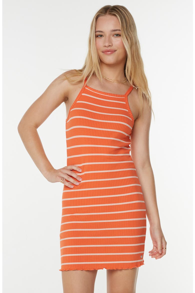 Cool Sunsetz Rib Minidress, Alternate, color, TIGERLILY SAILING STRIPE