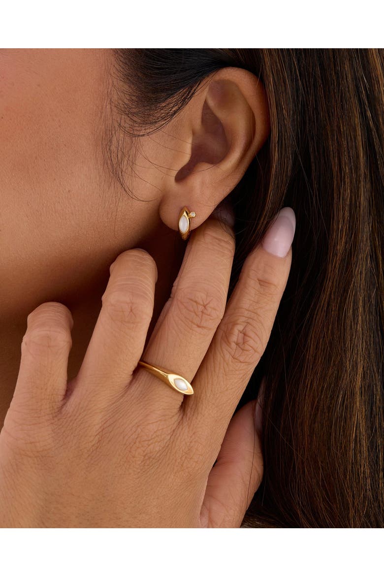 Calla Signet Pearl Ring, Alternate, color, Gold